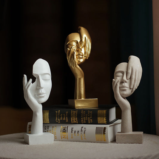 A Thinker Figure Sculpture Ornament