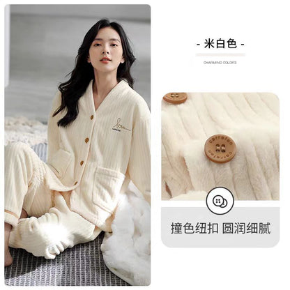 A thermal pajama set