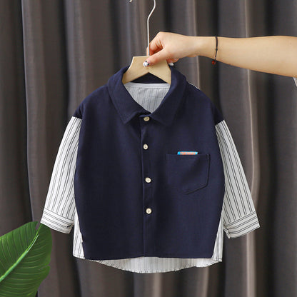 A Boys Long Sleeve Shirt