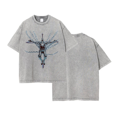 A oversized cotton printed T-shirt