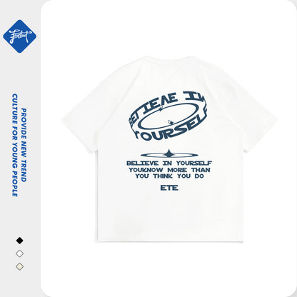 A men's T-shirt top