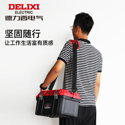 A Toolbox Multifunctional Portable Electrical Box Vehicle Thickened Multi-layer Storage Box Large Capacity
