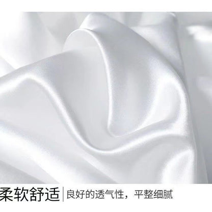 A solid color pillowcase