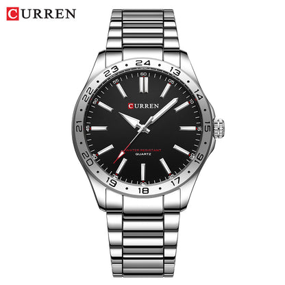 A 8452 Casual Quartz Watch Men's Watch, Steel Strap Watch, Business Men's Watch - Mixbatch
