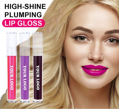 A mirror water gloss lip gloss lip glaze —— Customizable logo MOQ 100 pieces