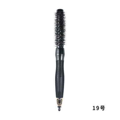 A Non-slip Rubber Handle Ceramic Curling Comb