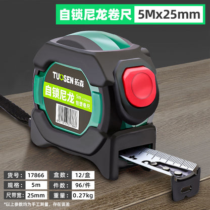 A5m tape measure 5m durable self-locking steel tape measure stainless steel belt box measure wholesale tape measure in large quantities