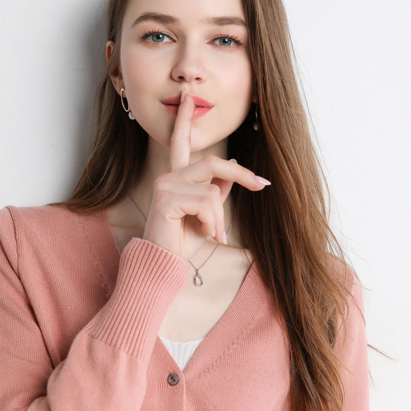 A knitted cardigan jacket