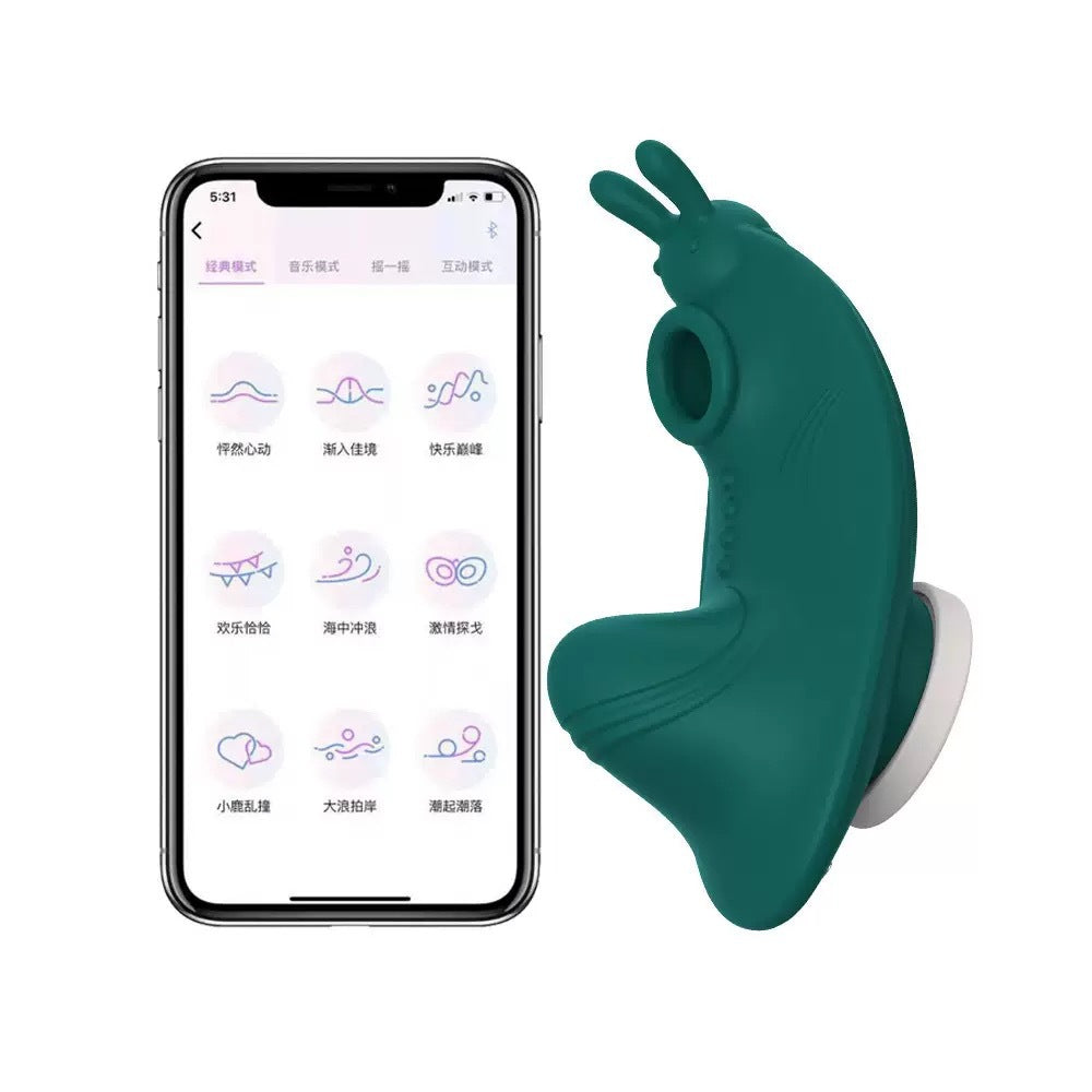 Air freight free shipping sucking magnetic suction invisible wireless remote control vibrator