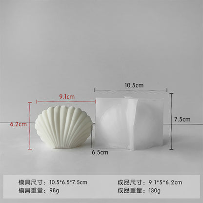 A shell silicone mold