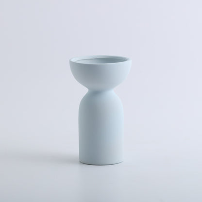 A ceramic vase decorative ornament