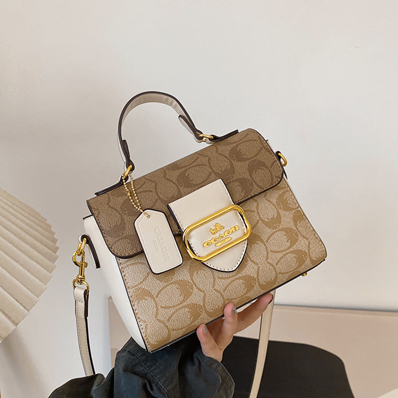 A new French niche fashion design retro shoulder handbag versatile messenger bag - Mixbatch