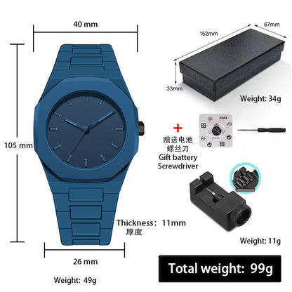 A Men's Premium Waterproof Women's Watch South East Asia Middle East Popular Plastic Men's Quartz Watch
