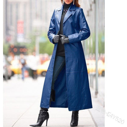 A women's leather jacket