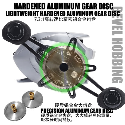 A Ultra-light Baitcasting Reel – Micro Lure, Anti-line Break, Drag Alarm