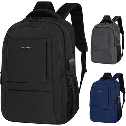 A new USB men's business backpack, laptop backpack 15.6 inch university student schoolbag wholesale