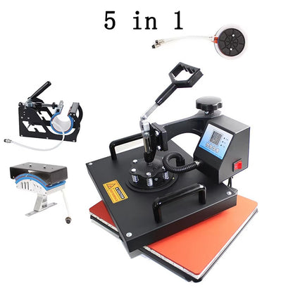 A heat transfer printing machine  five-in-one multi-functional heat press