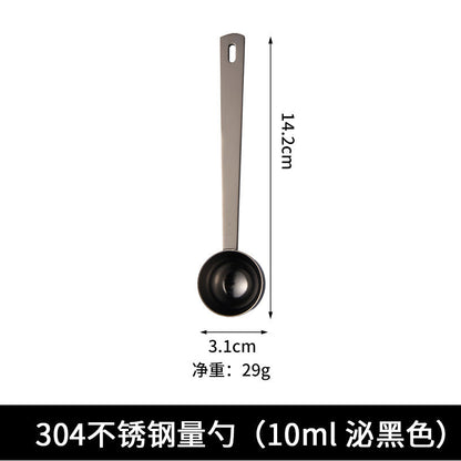 A 5ml-30ml measuring spoon 304 stainless steel fruit flour spoon Kitchen baking weighing spoon Coffee bean measuring spoon