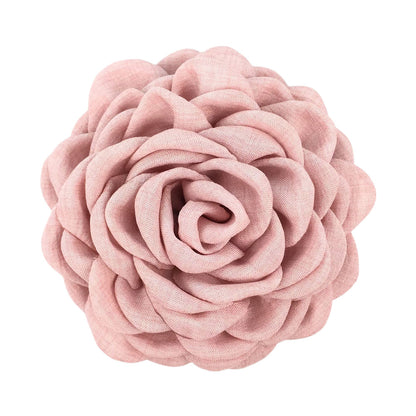A Caro9cm Internet celebrity with the same baked edge hair grab flower 12cm Lolis burnt edge flower with brooch hairpin pin - Mixbatch