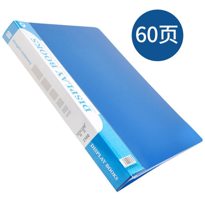 A4 File Folder Document Book with Transparent Sleeves