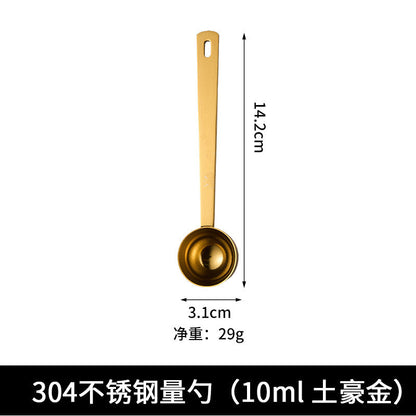 A 5ml-30ml measuring spoon 304 stainless steel fruit flour spoon Kitchen baking weighing spoon Coffee bean measuring spoon