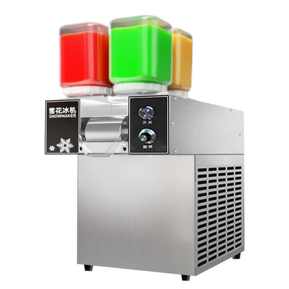 A summer new four-flavor snowflake ice machine commercial stall ice noodles ice snow ice Internet celebrity explosion ice machine