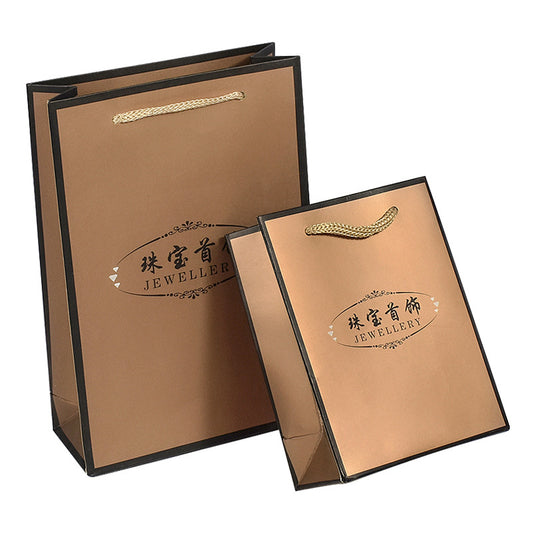 A jewelry tote bag paper customization