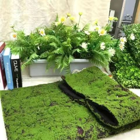 A Plant wall simulation moss green false moss moss micro landscape bonsai landscaping decorative material lawn turf