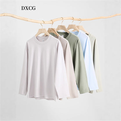 A cotton long-sleeved top