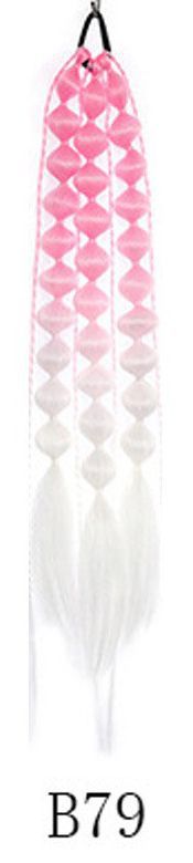 A [Children's New Products] Girls twist ponytail lantern bubbles, stage drama New Chinese ponytail Internet celebrity braids - Mixbatch