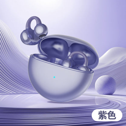 A Bluetooth headset ear clip type wireless bone conduction not in the ear 2025 new model officially applicable to iphone and Sony Q72