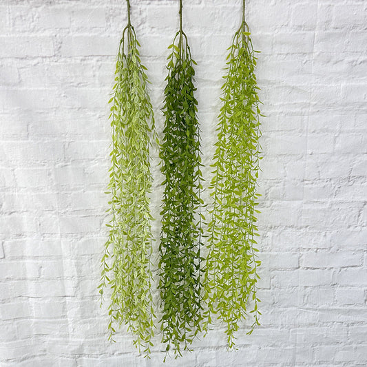 A large willow leaf new willow leaf simulation green plant wedding hall wall hanging home garden plant wall