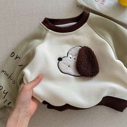 A children's fleece sweater