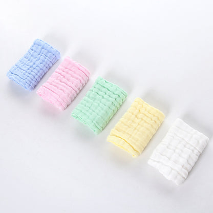 A 30 * 30 six-layer gauze square towel newborn baby towel face towel cotton yarn children's towel gauze saliva towel MOQ: 100PIECE - Mixbatch