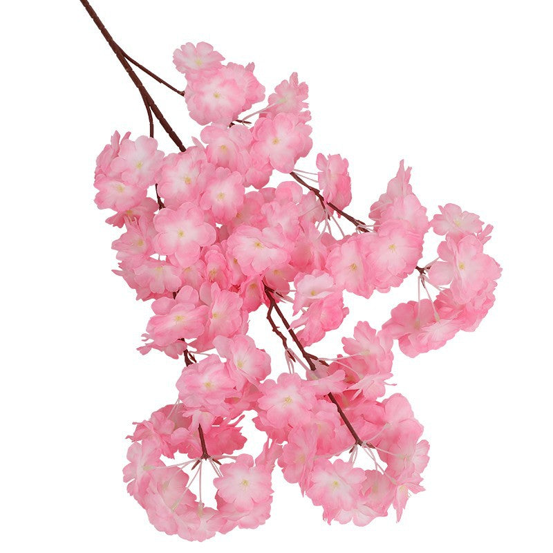 A simulated cherry blossom branch cherry blossom tree plastic wedding decoration peach blossom pear blossom indoor living room ceiling simulated flower fake flower