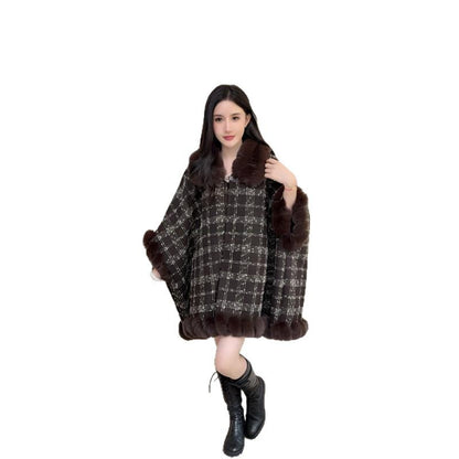 A faux fur jacket