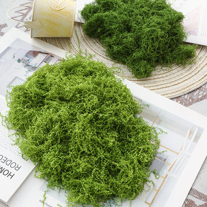 A simulated moss turf bionic artificial fake moss micro-landscape arrangement ornament lawn bonsai potted plant pavement landscaping