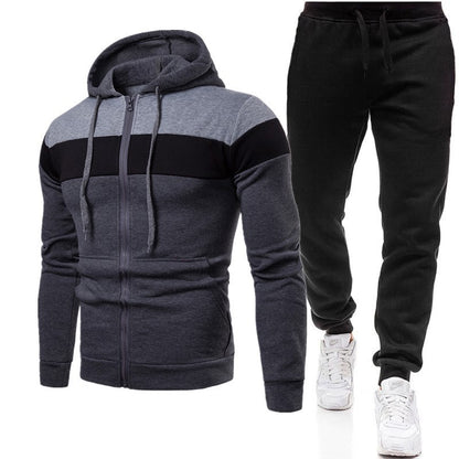 A men's sweater suit