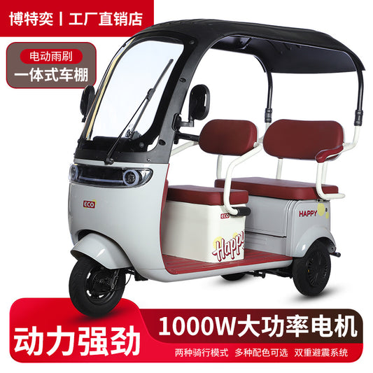 A electric tricycle