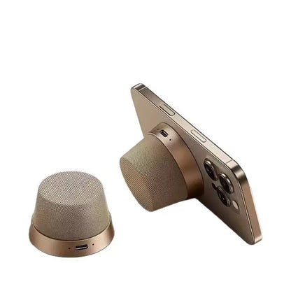 A magnetic mini Bluetooth mini portable speaker