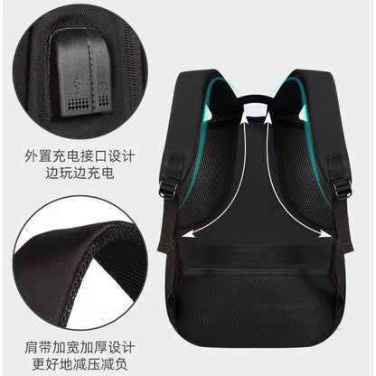 A new USB men's business backpack, laptop backpack 15.6 inch university student schoolbag wholesale