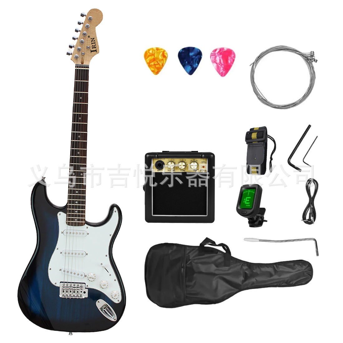 A Electric Guitar Single Shake ST Electric Guitar Classic Adult Beginner Entry Level Electric Guitar Set guitar