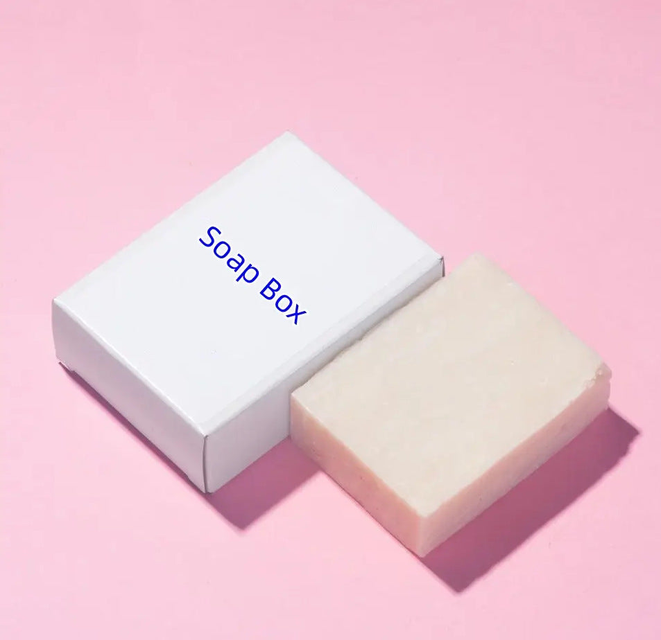A hot-selling soap white card box, spot white box carton packaging, printing factory wholesale customization of various packaging boxes MOQ: 3000PIECE - Mixbatch