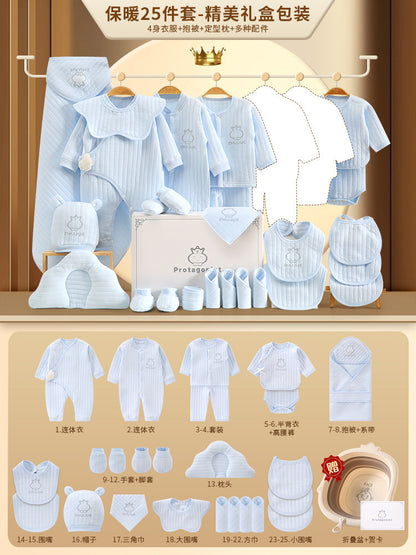 A10 Baby gift box, newborn baby clothes set, autumn and winter, gifts, high-end newborn full moon gifts, baby products - Mixbatch
