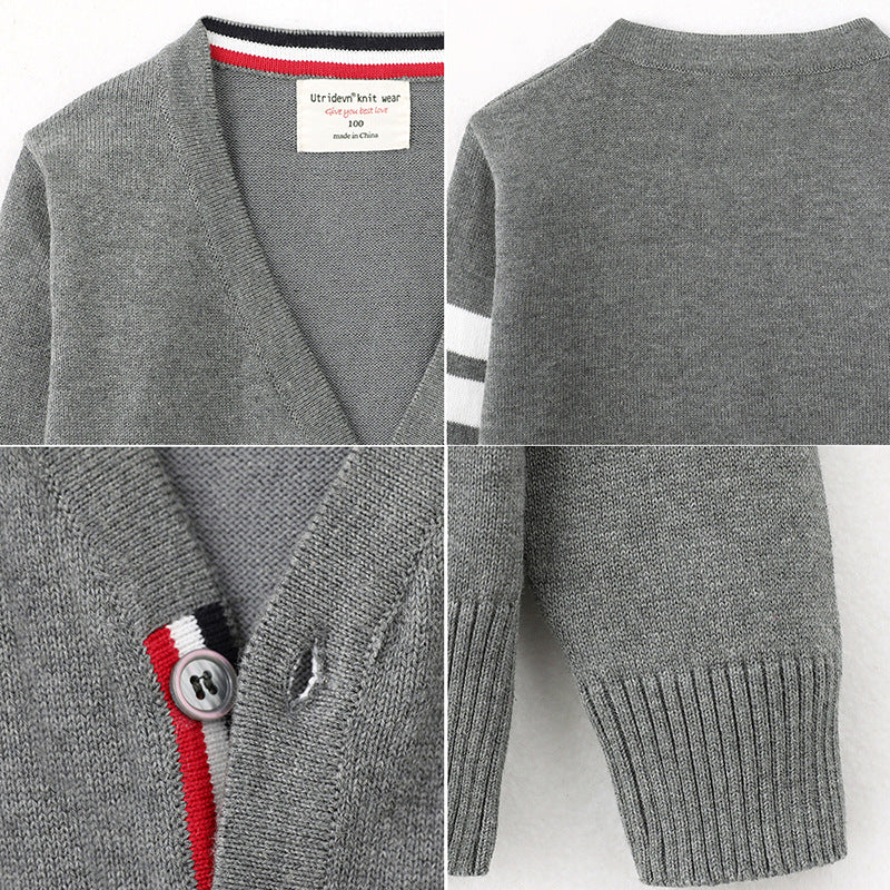 A children's knitted jacket