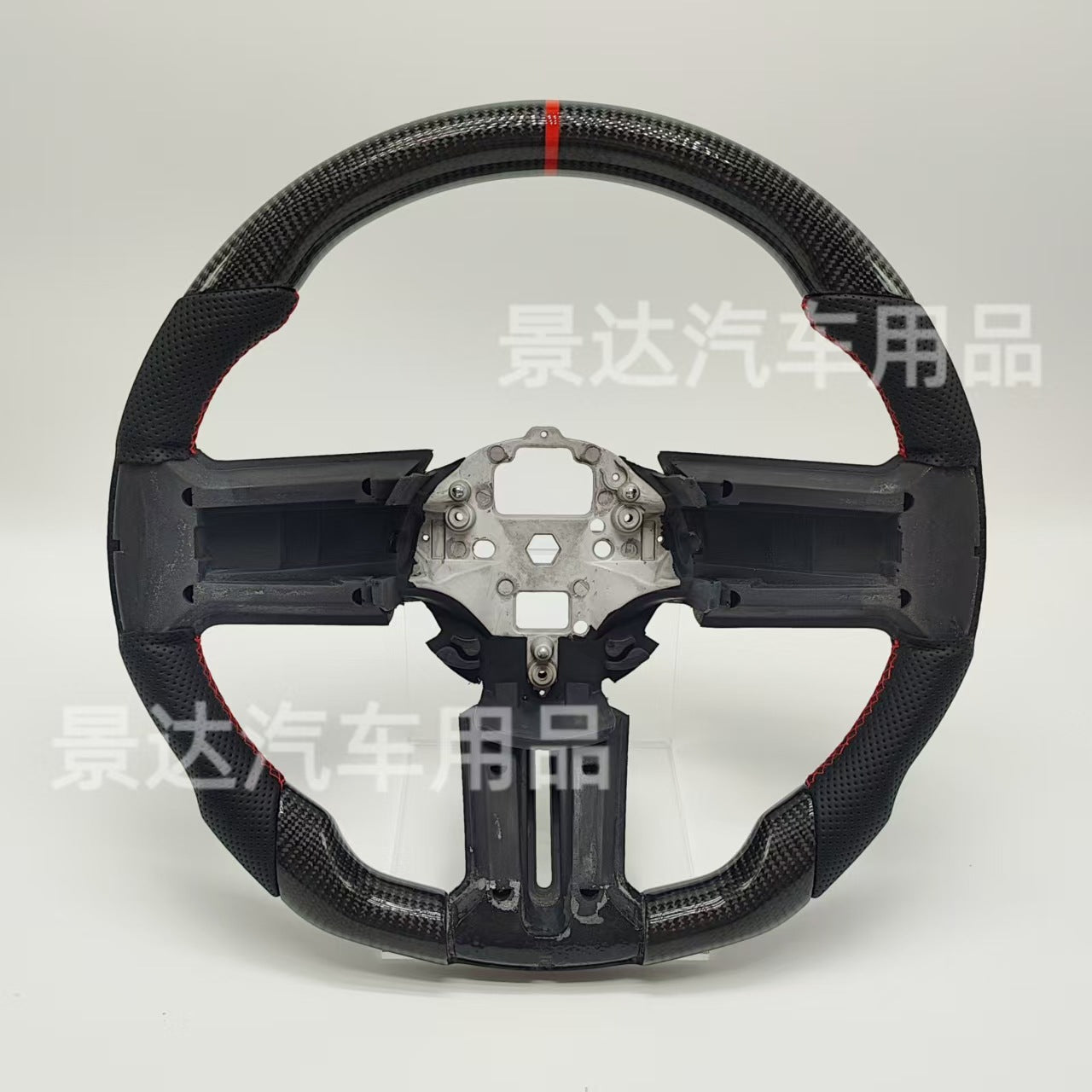 A Mustang carbon fiber steering wheel 11 to 14 models