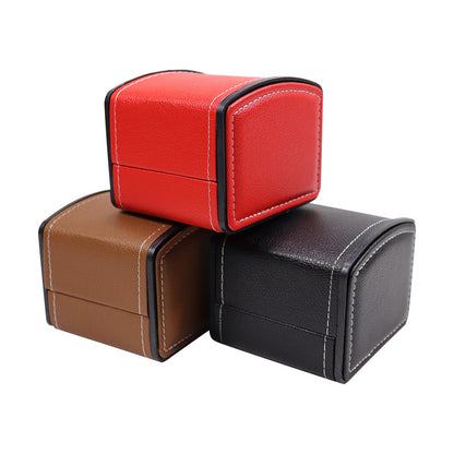 A curved watch box pu watch box, flip watch box, watch box storage box spot wholesale - Mixbatch