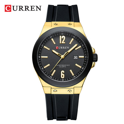 A 8467 Men's Sports Watch Men's Watch Silicone Strap Business Foreign Trade Watch Simple Spot