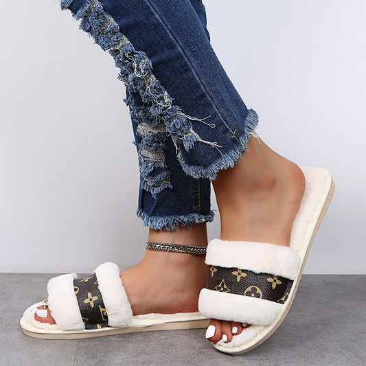 A plush slipper