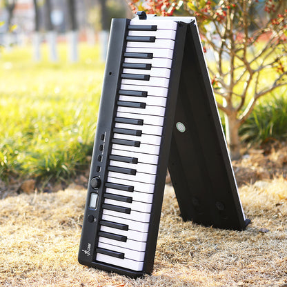 A folding electronic organ double speaker portable electric piano grade adult beginner home keyboard electronic organ